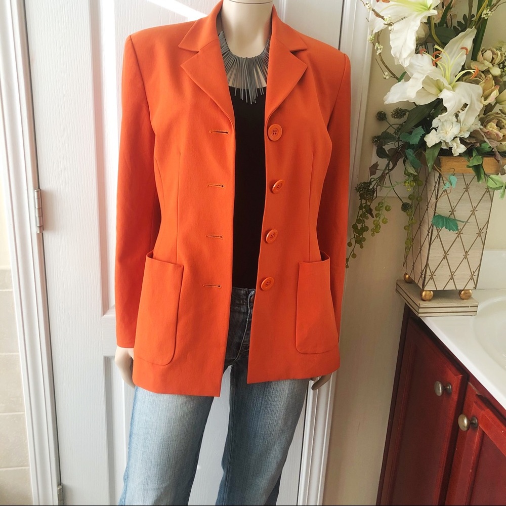 Italian Designer L’equippe Classic 3-Button Blazer - image 1